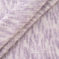 Space Dyed Viscose Polyester Rib Fabric Brushed